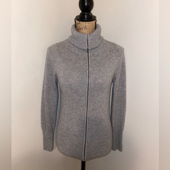 100% Cashmere Zip Up Cardigan - Picture 3 of 13